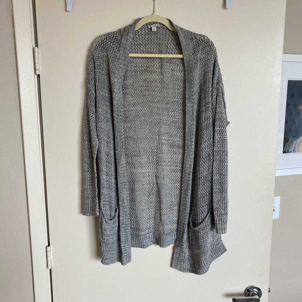 Gap Gray Open Front Cardigan | Size Small